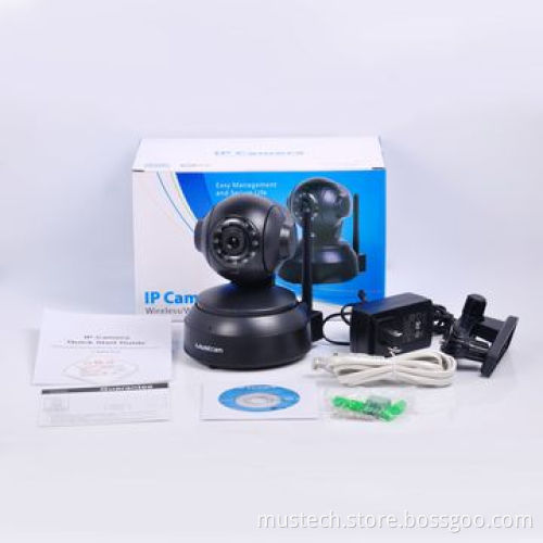 0.3 Megapixel Indoor WiFi p2p for Security Surveillance IP Camera with TF-card Slot